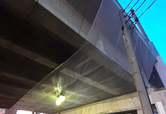 みやざきごいち　さいたま市中央区鈴谷の高架下　ハトの巣対策